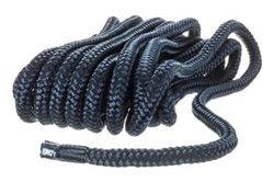 Picture of Seachoice 39841 Seachoice Double-Braid Nylon Dock Line w/ Eye Splice, Pre-Shrunk, Heat Stabilized, 3/8 In. X 20 Ft., Navy Blue