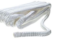 Picture of Seachoice 40921 Double-Braid Nylon Fender Line 3/8" x 6' White (Pair)