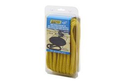Picture of Seachoice 39911 Double-Braid Nylon Dock Line 1/2" x 20' with Eye Splice Yellow