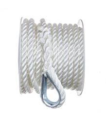 Picture of Seachoice 40691 3-Strand Twisted Nylon Anchor Line 3/8 In x 50 Ft White