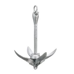 Picture of Seachoice 41040 Folding Grapnel Boat Anchor 13 Lbs Galvanized Iron