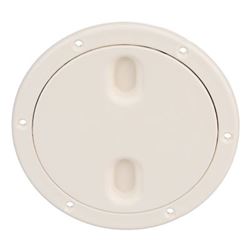 Picture of Seachoice 39351 Twist N Lock Deck Plate White 6-1/2 Inch Marine