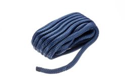 Picture of Seachoice 39871 Double-Braid Nylon Dock Line 1/2" x 25' Navy Blue with Eye Splice
