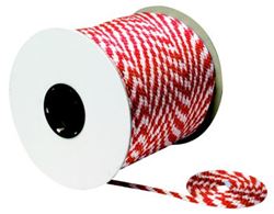 Picture of Seachoice 42770 Red/White Solid Braid MFP Rope 3/8" x 500'