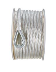 Picture of Seachoice 42101 Double Braid Nylon Anchor Line 3/8" x 100 ft White
