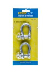 Picture of Seachoice 43071 Galvanized Steel Anchor Shackles 3/8 Inch (Pair)