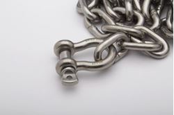 Picture of Seachoice 44143 Stainless Steel Anchor Chain 5/16 x 5 Ft with Shackle