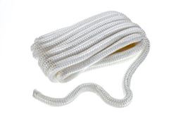 Picture of Seachoice 47101 Double-Braid Nylon Dock Line 3/4" x 25' White with Eye Splice