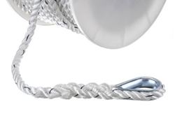 Picture of Seachoice 47741 3-Strand Twisted Nylon Anchor Line 1/2 in x 150 ft White/Blue