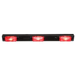 Picture of Seachoice MCL83RKSCH Waterproof LED Trailer Light Bar 3-Light Red 15.94 Inch