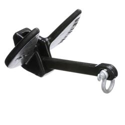 Picture of Seachoice 41373 Vinyl Coated Navy Anchor 15 lbs Black Cast Iron