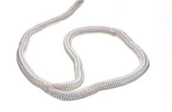 Picture of Seachoice 47121 Double-Braid Nylon Dock Line 3/4" x 50' White with Eye Splice