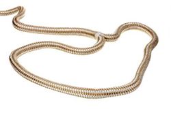Picture of Seachoice 47411 Double-Braid Nylon Dock Line 3/4 Inch x 35 Ft Gold White