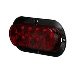 Picture of Seachoice STL78RKSCH 6-Inch Oval LED Trailer Light Surface Mount Red Stop Turn Tail