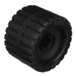 Picture of Seachoice 56330 Molded Ribbed Wobble Roller 3" x 7/8" Black