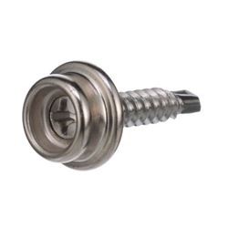 Picture of Seachoice RP-BP9787SC Button Stud with Self-Drilling Screw #8 x 3/4 Inch Stainless Steel 50-Pack