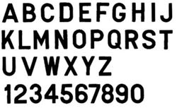 Picture of Seachoice 74441  3" Gothic Number "4" - Black - Pack of 10