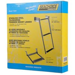 Picture of Seachoice 71221 Telescoping Transom Mount Ladder 3-Step Stainless Steel