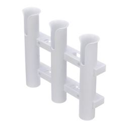 Picture of Seachoice 89411 3-Rod Storage Rack with Tool Slots - White