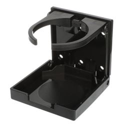 Picture of Seachoice 79461 Folding Adjustable Drink Holder - Black Marine Cup Holder