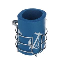 Picture of Seachoice 79471 Gimbaled Boat Drink Holder with Thermal Insulator Chrome Brass