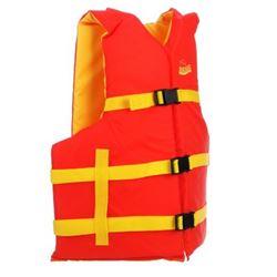 Picture of Seachoice 86250 Deluxe General Purpose Life Vest Type III Adult XL Orange/Yellow