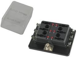 Picture of Seachoice SC11274 6-Gang Indicating ATC Fuse Panel with LED Indicators