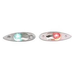 Picture of Seachoice 02151 Stainless Steel LED Side Navigation Lights Red/Green