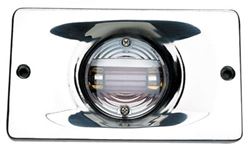 Picture of Seachoice 05361  Transom Light With Stainless Steel Flange, Rectangular