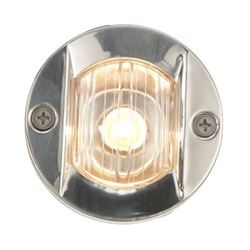 Picture of Seachoice 05381 Round Transom Navigation Light 3 Inch Stainless Steel