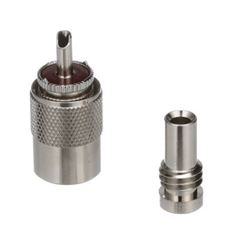 Picture of Seachoice 19811 PL259 VHF Antenna Connector with UG175 Adapter for RG58U Cable