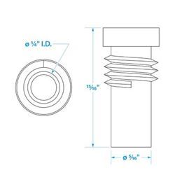 Picture of Seachoice 19841 UG176 Adapter for PL259 to RG59U Coaxial Cable
