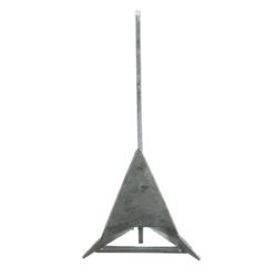 Picture of Seachoice 41550 Plow Boat Anchor 22 Lbs Hot-Dipped Galvanized Steel