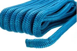 Picture of Seachoice 47301 Double-Braid Nylon Dock Line 3/4" x 25' Blue with Eye Splice