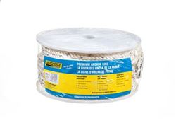 Picture of Seachoice 47911 3-Strand Twisted Nylon Anchor Line 3/8 in x 200 ft White/Blue