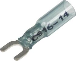 Picture of Seachoice 64037  3-To-1 Heat Shrink Spade Terminal - 16-14 Ga., #8 Stud, 25/Bag
