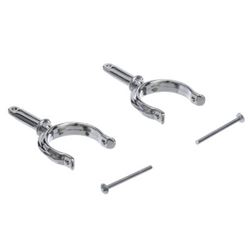 Picture of Seachoice 50-70501 Top-Mount Rowlock Horns Set Chrome-Plated Zinc