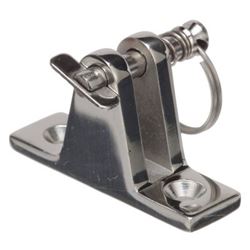 Picture of Seachoice 75941 Seachoice Deck Hinge for Bimini Top, Removable Spring Loaded Pin, Stainess Steel