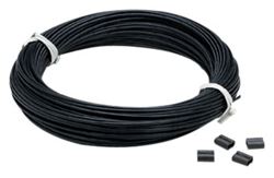 Picture of Seachoice 88061 Black Mono Outrigger Rigging Line 100ft with 4 Clamps
