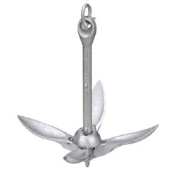 Picture of Seachoice 50-41000 Folding Grapnel Anchor 3.5 Lbs Galvanized Iron