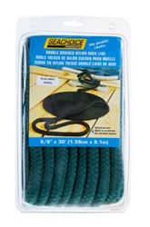 Picture of Seachoice 46981 Seachoice Double-Braid Nylon Dock Line w/ Eye Splice, Pre-Shrunk, Heat Stabilized, 5/8 In. X 30 Ft., Forest Green