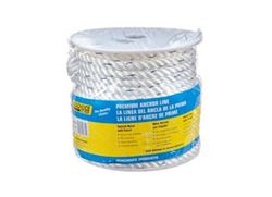 Picture of Seachoice 47731 3-Strand Twisted Nylon Anchor Line 1/2 in x 100 ft White/Blue