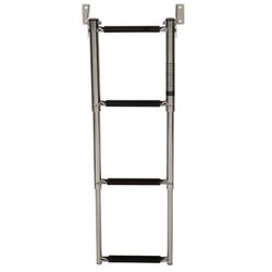 Picture of Seachoice 71231 Telescoping Transom Mount Ladder 4-Step Stainless Steel