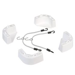 Picture of Seachoice 76991 Cooler Mounting Kit with Corner Brackets and Bungee Straps