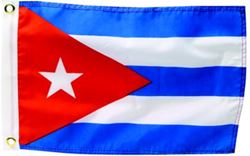 Picture of Seachoice 50-78291  12" x 18" Nylon Print Dyed Cuba Flag