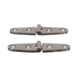 Picture of Seachoice 33801 Marine-Grade Strap Hinges 4" x 1" 316 Stainless Steel Pair