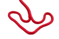 Picture of Seachoice 39721 Double-Braid Nylon Dock Line 3/8" x 15 ft Red with Eye Splice