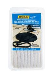 Picture of Seachoice 40141 Double Braid Nylon Dock Line 5/8" x 35' White with Eye Splice