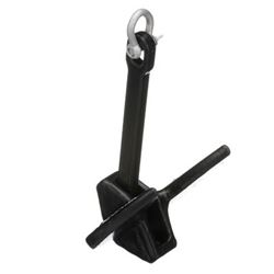 Picture of Seachoice 41363 Vinyl Coated Navy Anchor 10 lbs Cast Iron Black