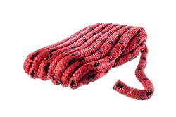 Picture of Seachoice 42421 Double Braided MFP Dock Line 3/8 Inch x 15 Feet Red with Black Tracer